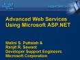 Advanced Web Services Using Microsoft ASP.NET Malini S. Puttaiah