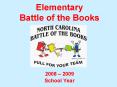 Elementary Battle of the Books