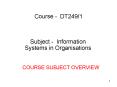Course DT2491