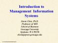 Introduction to Management Information Systems