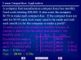 Linear Inequalities: Application