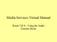 Media Services Virtual Manual