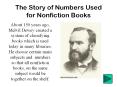 The Story of Numbers Used for Nonfiction Books