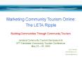 Building Communities Through Community Tourism