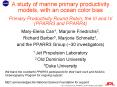 A study of marine primary productivity models, with an ocean color bias Primary Productivity Round R