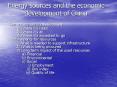 Energy sources and the economic development of China