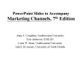 PowerPoint Slides to Accompany Marketing Channels, 7th Edition