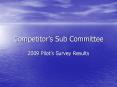 Competitors Sub Committee