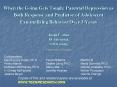 When the Going Gets Tough: Parental Depression as Both Response and Predictor of Adolescent External