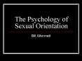 The Psychology of Sexual Orientation