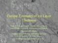 Europa: Estimates of Ice Layer Thickness