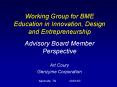 Working Group for BME Education in Innovation, Design and Entrepreneurship