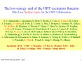 The lowenergy end of the HBT excitation function Mike Lisa, for Roy Lacey, for the E895 Collaboratio
