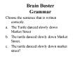 Brain Buster Grammar