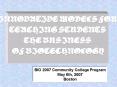 BIO 2007 Community College Program