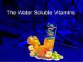 The Water Soluble Vitamins