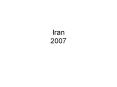 Iran 2007