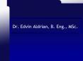 Dr. Edvin Aldrian, B. Eng., MSc.