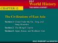 The Civilizations of East Asia