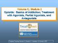 Volume C, Module 2 Opioids: Basics of Addiction Treatment with Agonists, Partial Agonists, and Antag