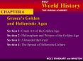Greeces Golden and Hellenistic Ages