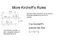 More Kirchoffs Rules