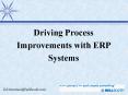 Driving Process Improvements with ERP Systems