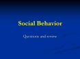 Social Behavior