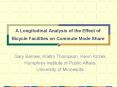A Longitudinal Analysis of the Effect of Bicycle Facilities on Commute Mode Share