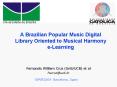 A Brazilian Popular Music Digital Library Oriented to Musical Harmony e-Learning
