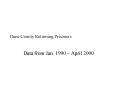 Dane County Returning Prisoners