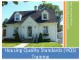 Housing Quality Standards HQS Training