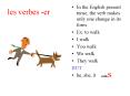 les verbes er
