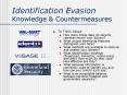 Identification Evasion Knowledge