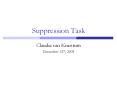 Suppression Task