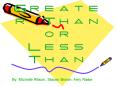 Greater Than or Less Than