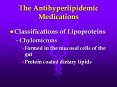 The Antihyperlipidemic Medications