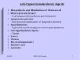 AntiHypercholesterolemic Agents