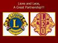 Lions and Leos, A Great Partnership