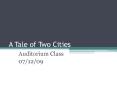 A Tale of Two Cities