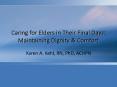 Caring for Elders in Their Final Days: Maintaining Dignity