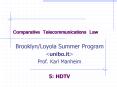 Comparative Telecommunications Law