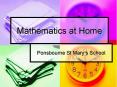Mathematics at Home
