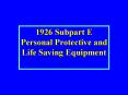 Personal Protective