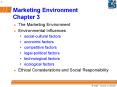 Marketing Environment Chapter 3