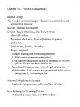 Chapter 16 Project Management