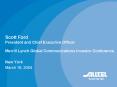 Merrill Lynch Global Communications Investor Conference