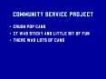 Community service project