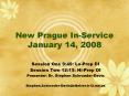 New Prague InService January 14, 2008