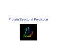 Protein Structural Prediction